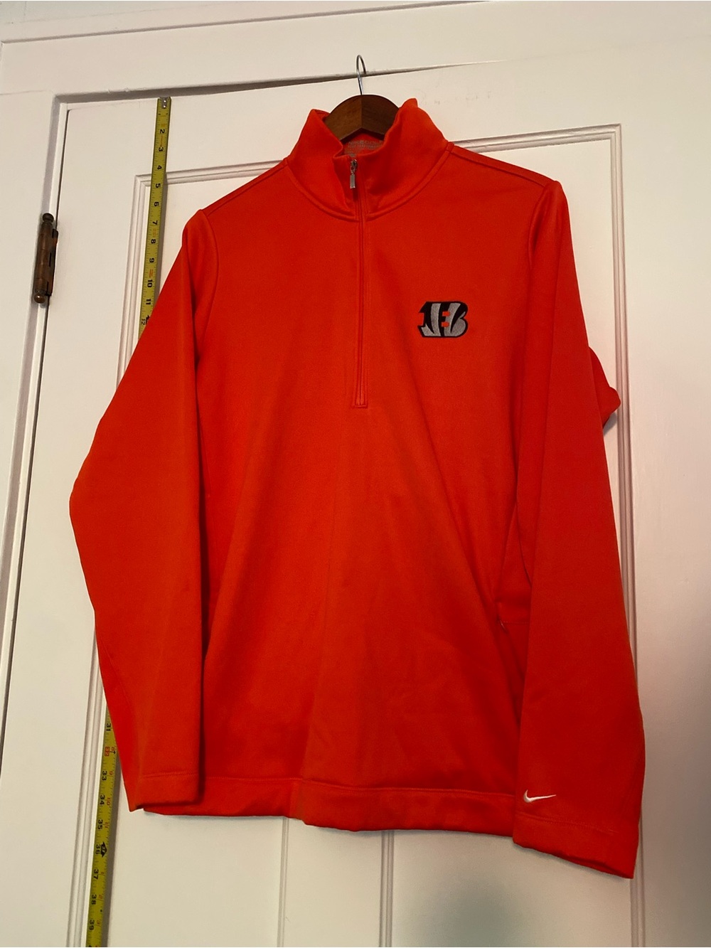 Cincinnati Bengals Nike Golf Performance Half Zip Sweatshirt / therma fit jacket